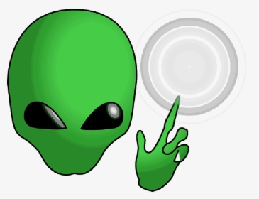 Transparent Finger Point Png - Alien Life Cartoon, Png Download, Transparent PNG
