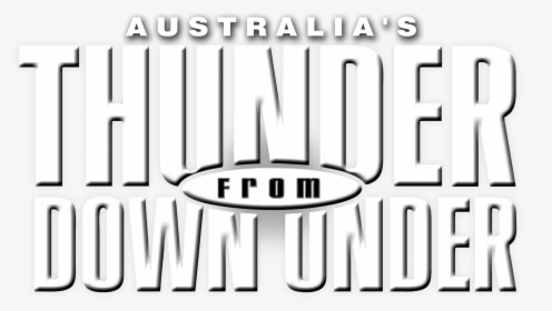 Thunder From Down Under Logo , Png Download - Thunder From Down Under Logo, Transparent Png, Transparent PNG