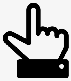 Point Up Svg Png - Free Direction Finger, Transparent Png, Transparent PNG