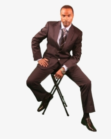 Human Business Tuxedo M - Sitting, HD Png Download, Transparent PNG