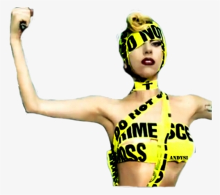 Lady Gaga Telephone Video - Lady Gaga Crime Scene Tape, HD Png Download, Transparent PNG