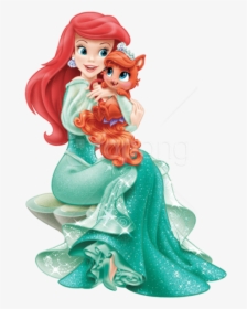 Disney Princesses Png - Ariel Cute Disney Princess, Transparent Png, Transparent PNG
