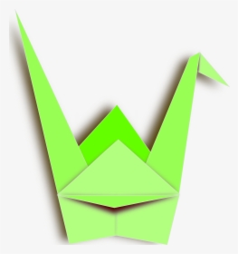 Origami Crane - Transparent Origami Crane Gif, HD Png Download, Transparent PNG
