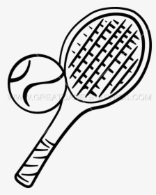 Match Drawing Tennis - Tennis Drawing Clipart, HD Png Download, Transparent PNG
