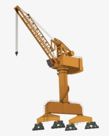 Port Crane Png, Transparent Png, Transparent PNG