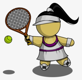 Free To Use & Public Domain Tennis Clip Art - Tennis Player Clipart Transparent, HD Png Download, Transparent PNG