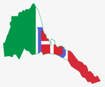 Flag Map Of Italian Eritrea - Eritrea Flag And Country, HD Png Download, Transparent PNG