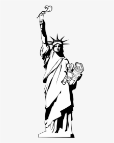 Usa Statue Of Liberty Drawing, HD Png Download, Transparent PNG