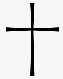 Byzantine Cross Icon - Byzantine Cross In Black, HD Png Download, Transparent PNG
