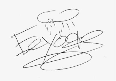 Disney Characters Eeyore Signature , Png Download - Line Art, Transparent Png, Transparent PNG