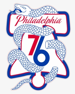 Python Logo Clipart Blue Snake - Philadelphia 76ers New Logo, HD Png Download, Transparent PNG