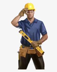 Handyman - Worker On Site Png, Transparent Png, Transparent PNG