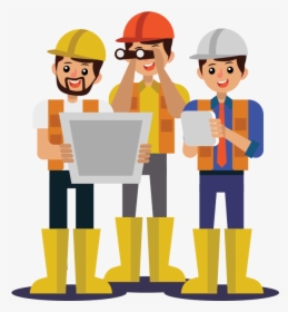 Transparent Construction Worker Clipart - Construction Worker Cartoon Png, Png Download, Transparent PNG