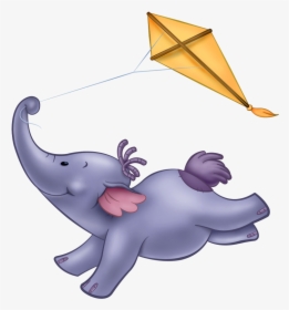 #mq #eeyore #winniethepooh #flying #disney - Cute Cartoon Elephant Png, Transparent Png, Transparent PNG