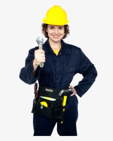 Women Worker Png Image - Female Construction Worker Png, Transparent Png, Transparent PNG