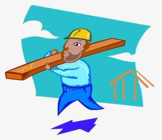 Construction Worker Svg Clip Arts - Carpenter Clipart, HD Png Download, Transparent PNG