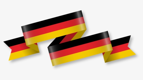 German Of Streamers Euclidean Flag Vector Germany Clipart - Germany Flag Ribbon Png, Transparent Png, Transparent PNG
