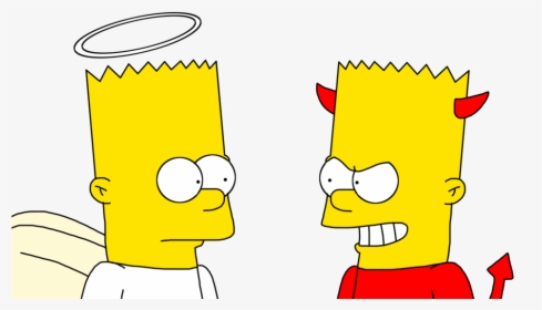 Bart Simpson Clipart Easy Drawing - Bart Simpson Sad Drawing, HD Png Download, Transparent PNG