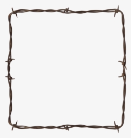 Barbed Wire Png Border Clipart , Png Download - Barbed Wire Border Png, Transparent Png, Transparent PNG