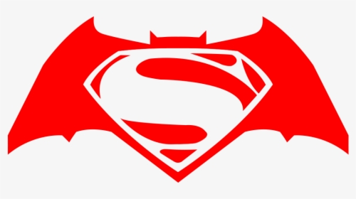 Black And White Superman Logo Png - Official Batman V Superman Logo, Transparent Png, Transparent PNG