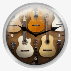Various Guitars Hanging From Wall - Acoustic Guitar, HD Png Download, Transparent PNG