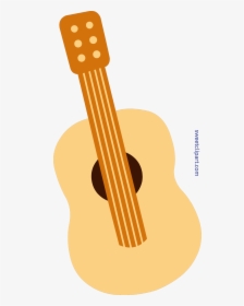 Mini Guitar Cute Clip Art - Cute Guitar Clip Art, HD Png Download, Transparent PNG