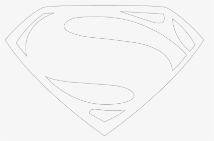 Drawing Logo Man Of Steel, HD Png Download, Transparent PNG