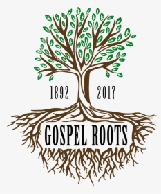 Jesus Christ And Him Crucified - Tree With Writing In Roots, HD Png Download, Transparent PNG