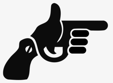 Hand Gun - Hand Gun Cartoon Png, Transparent Png, Transparent PNG