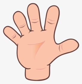 Hand Clipart High Five - Hand High Five Cartoon, HD Png Download, Transparent PNG