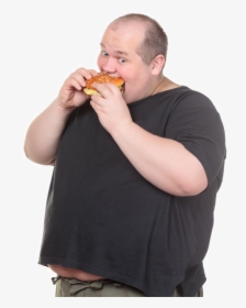 Clip Art A Transprent Png Free - Fat Guy Eating Png, Transparent Png, Transparent PNG
