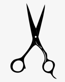 Barber Scissors Logo Png, Transparent Png, Transparent PNG