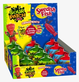 Sour Patch Kids/swedish Fish Mixed Ornament Tray 12ct - Swedish Fish Mixed Colors, HD Png Download, Transparent PNG