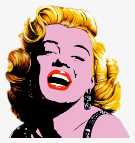 Marilyn Monroe Pop Art Painting Canvas - Marilyn Monroe Cartoon Png, Transparent Png, Transparent PNG