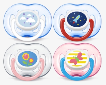 Philips Avent Contemporary Freeflow Pacifier 2 Pack - Avent Pacifier 18+ Months, HD Png Download, Transparent PNG