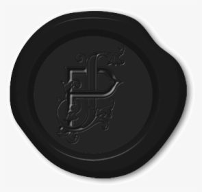 Wax Seal For Jessica Peterson By Fuzzco - Transparent Black Wax Seal, HD Png Download, Transparent PNG