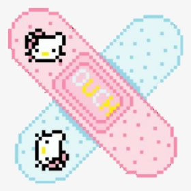 Pixel Art Kawaii Png , Transparent Cartoons - Hello Kitty Band Aid Transparent, Png Download, Transparent PNG