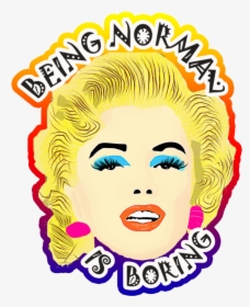 Marilyn Monroe Quote Women S Printed Tee - Jokerman Font, HD Png Download, Transparent PNG
