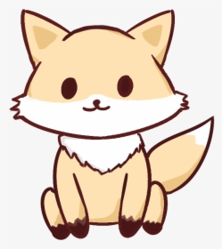 Kawaii Fox Coloring Pages, HD Png Download, Transparent PNG