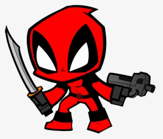 Cartoon Deadpool, HD Png Download, Transparent PNG