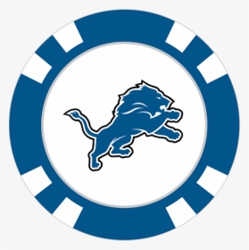 Detroit Lions Poker Chip Ball Marker - Transparent Cleveland Indians Logo, HD Png Download, Transparent PNG