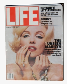 Life Magazine - Marilyn Monroe - Aug - - Marilyn Monroe On Magazine Cover, HD Png Download, Transparent PNG