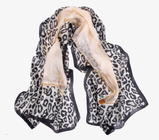 Cream Leopard Print Hijab - Scarf, HD Png Download, Transparent PNG