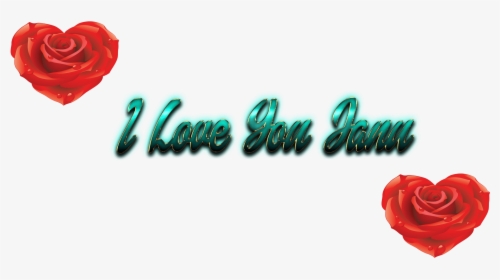 I Love You Janu Name Png Names - Love U Babu Name, Transparent Png, Transparent PNG