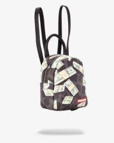 Sprayground- Money On Black Leopard Print Mini Mini - Tote Bag, HD Png Download, Transparent PNG