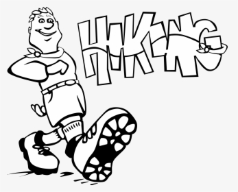 Hike Clipart Black And White, HD Png Download, Transparent PNG