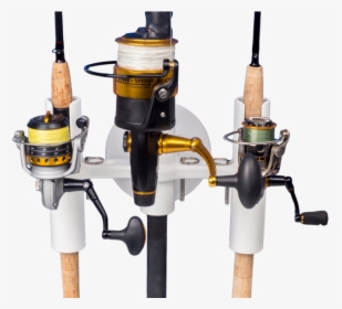 3 Fishing Rod Suction Mount Holder Rack - Fishing Reel, HD Png Download, Transparent PNG