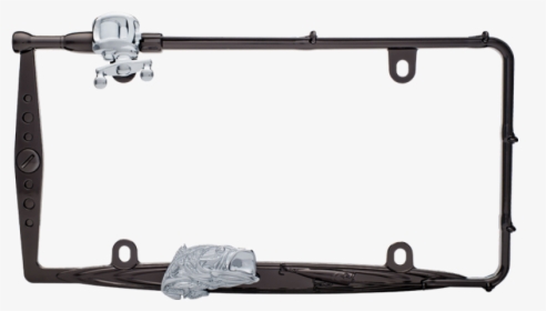 Fishing Rod And Fish License Plate Frame - Fishing Pole Frame, HD Png Download, Transparent PNG