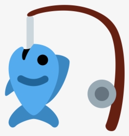 Pole With Deanlevin Info - Fishing Emoji, HD Png Download, Transparent PNG