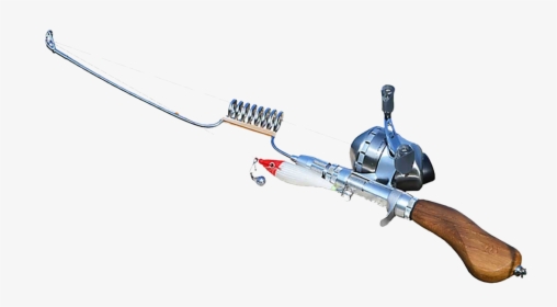 Fishing Pole Png Pic - Fishing Rod Gun, Transparent Png, Transparent PNG